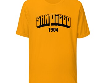 Camiseta negra de San Diego de 1904