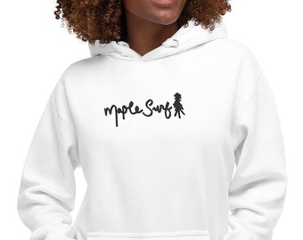 Maple Surf Embroidered Logo Hoodie