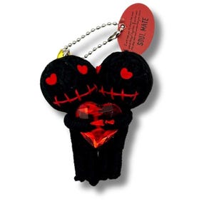 Soul Mate Watchover Voodoo Doll – Couples Keepsake | Anniversary and Valentine's Day Gift | Keychain