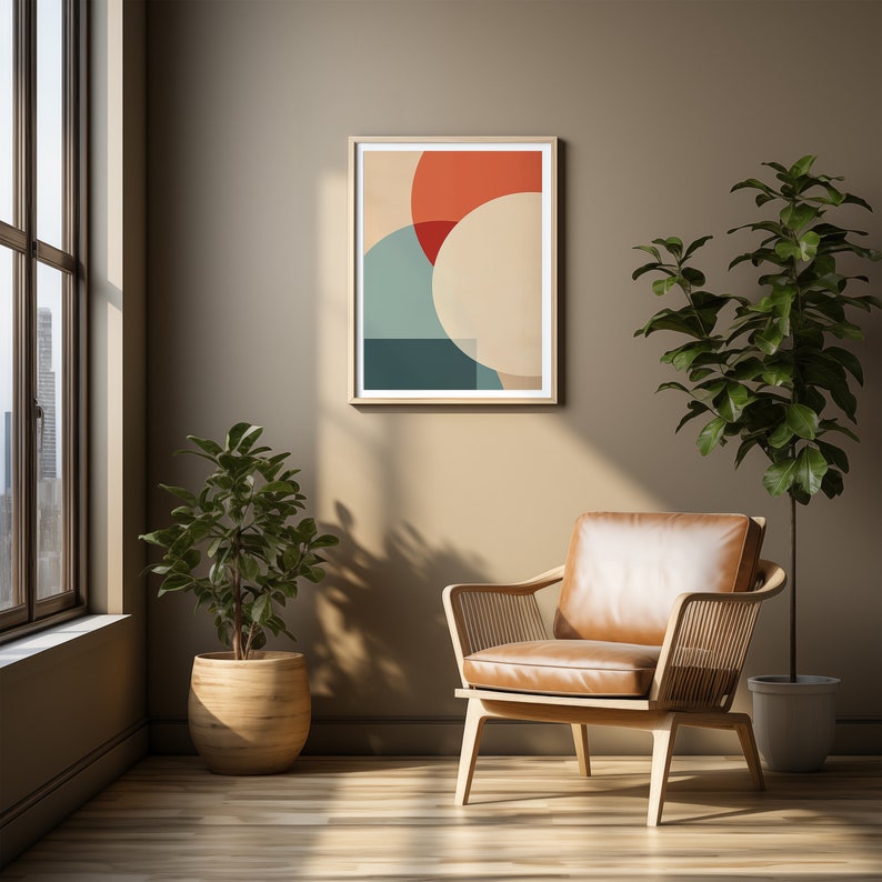 Clean Overlapping Shapes - Essence of Geometry | Minimalist Wall Art ... - Geometric Minimalist Wall Decor For Photo Studios Online