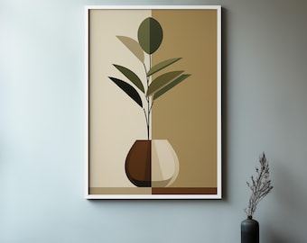 Pride - Houseplant Simplicity | Minimalist Printable Art - Simplistic Decor | Words of Power - Plants & Flora Wall Print | BulbsparkDigitals