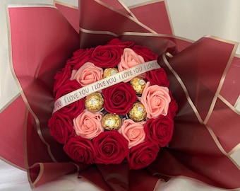 Bouquet Roses Gourmand