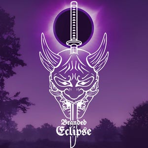 Oni Maske & Schwert Banner