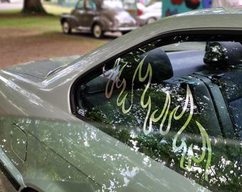 Window Flame Decals