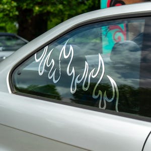 Window Flame Decals