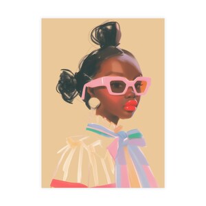 Solena Postkarten Set | Kochbanane mit Butter | Portrait Postkarten | Schwarzes Mädchen Kunstkarten mit Umschlägen | 10er, 30er oder 50er Set