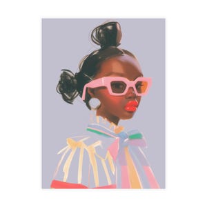 Solena Postcard Set | Taro Fog | Portrait Postcards | Black Girl Art Cards with Envelopes | Set of 10, 30, or 50