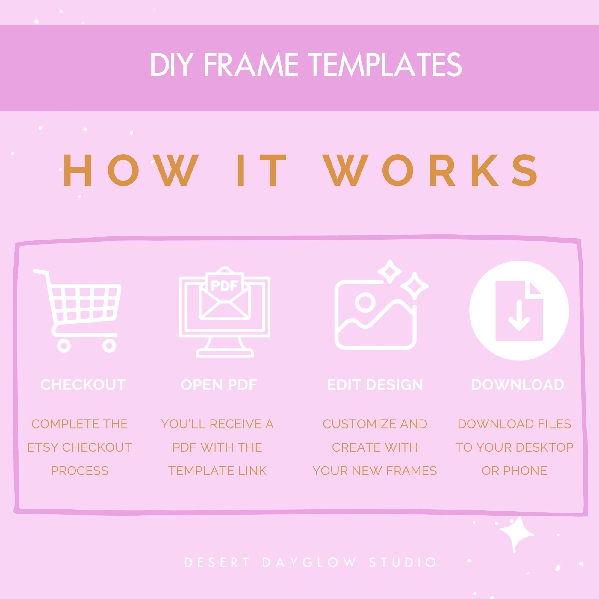 VALENTINES DAY, Custom Editable Canva Images / Picture Frames, Drag and ...
