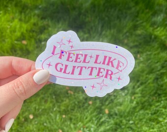 Holographic vinyl quote sticker for phone sticker laptop sticker for water bottle sticker for kindle vinyl sassy y2k aesthetic stickers