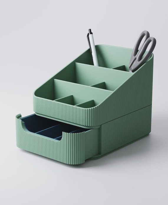 Modular Drawers with Organizer Top • ca. 143x183x150 mm • 3D printed Accessories for your modern home and office