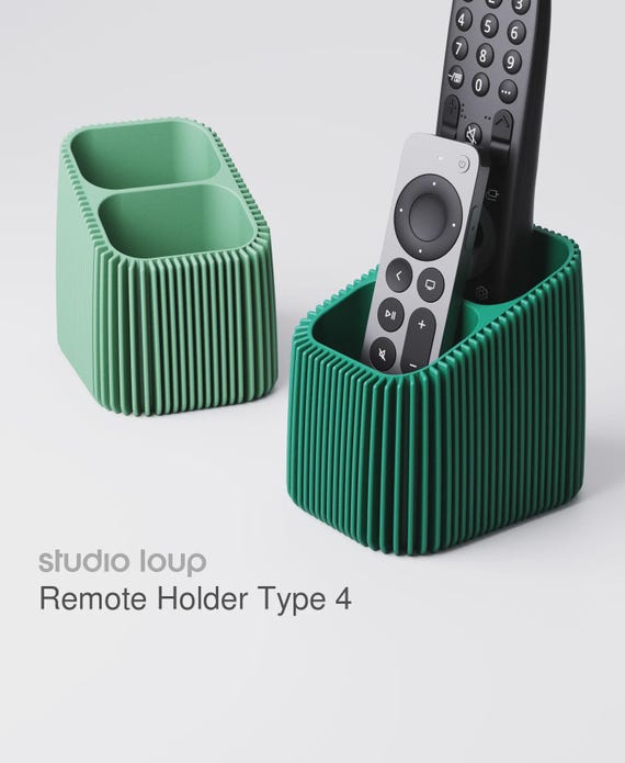 Remote Holder Type 4 • ca. 80x103x98 mm • 3D printed Accessories for your modern home and office
