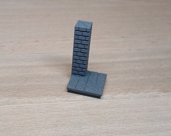 1x1 Column tiles • Dungeon MagBits • Brickwork series • Compatible with Dungeon Tiles • 3D printed modular Terrain • Tabletop RPG