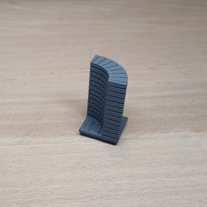 Tuiles incurvées 1x1 • Dungeon MagBits • Série de briques • Compatible avec les tuiles de donjon • Terrain modulaire imprimé en 3D • RPG de table