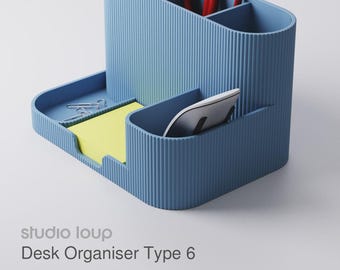 Bureauopberger Type 6 • ca. 209 x 147 x 124 mm • 3D-geprinte accessoires voor je moderne huis en kantoor