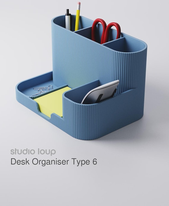 Desk Organizer Type 6 • ca. 209x147x124 mm • 3D printed Accessories for your modern home and office