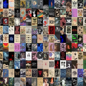 160 PCS Aesthetic Grunge Vintage Wall Collage Kit, Fairy Grunge Wall Collage, Vintage Grunge Aesthetic Room Decor, Digital Download