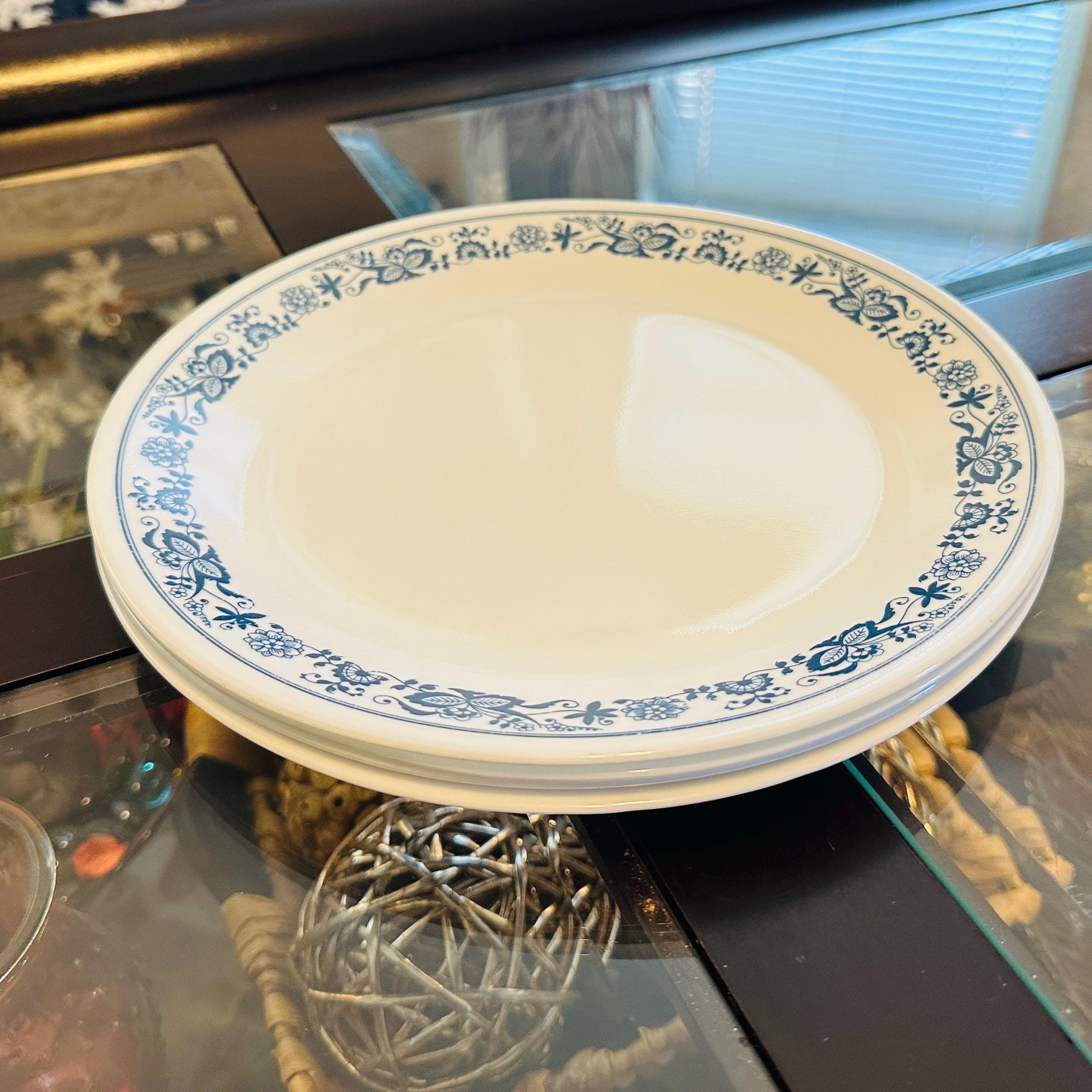 Vintage Corelle Old Town Blue Dinner Plates – Set of 4 Classic ...