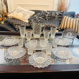 Fostoria dinner plates glass plates - Etsy 日本