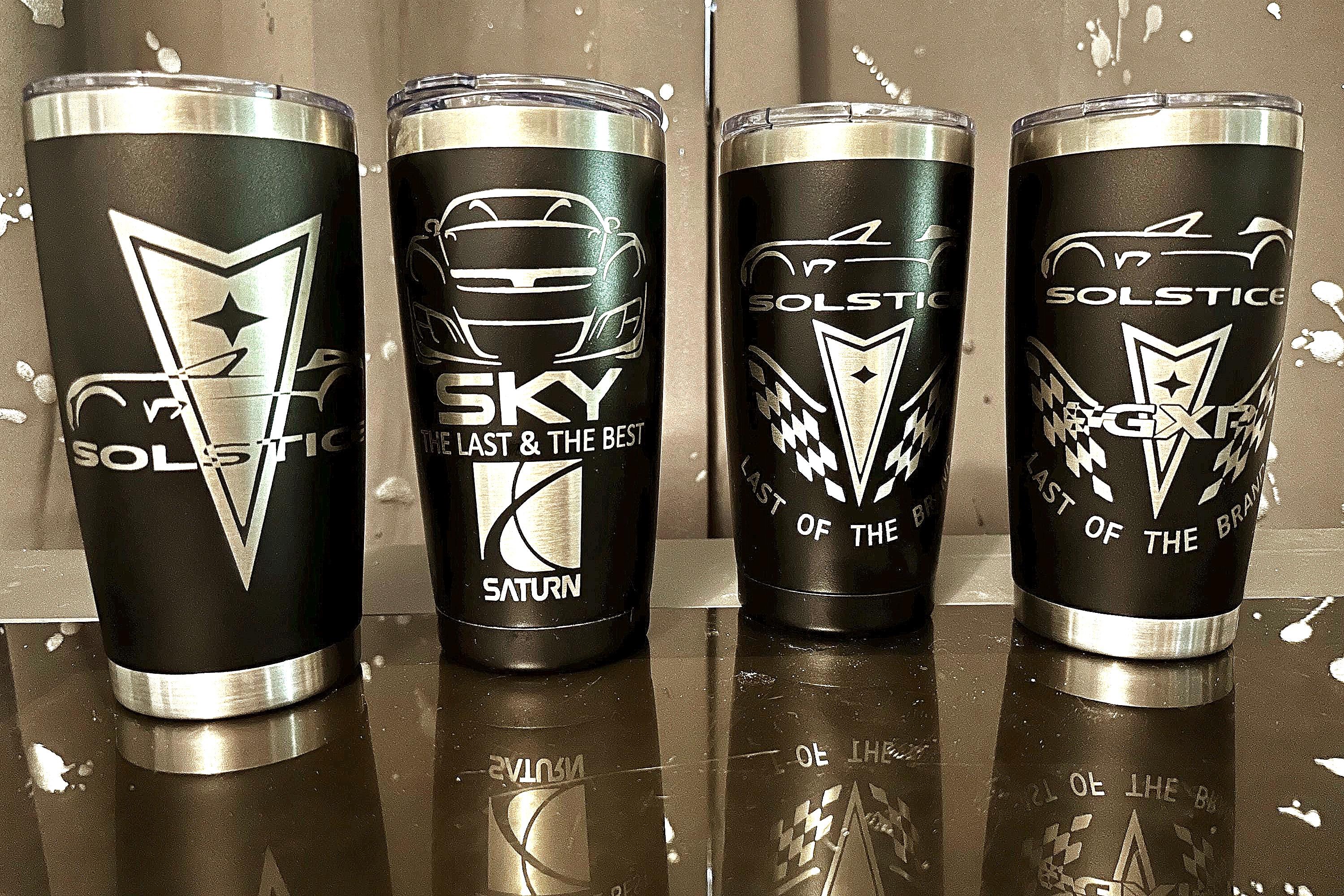 Pontiac Solstice, Saturn Sky, GXP Tumblers