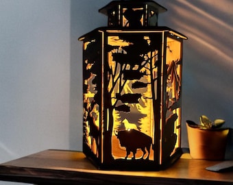 Wild life themed lantern