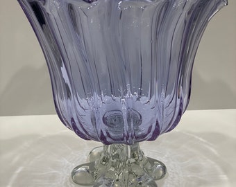 Alexandrite Neodymium Purple Art Glass Vase