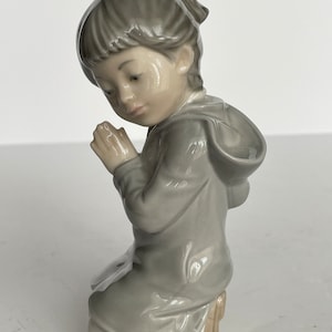 LLADRO NAO First Communion Catholic Praying Girl ~ Retired