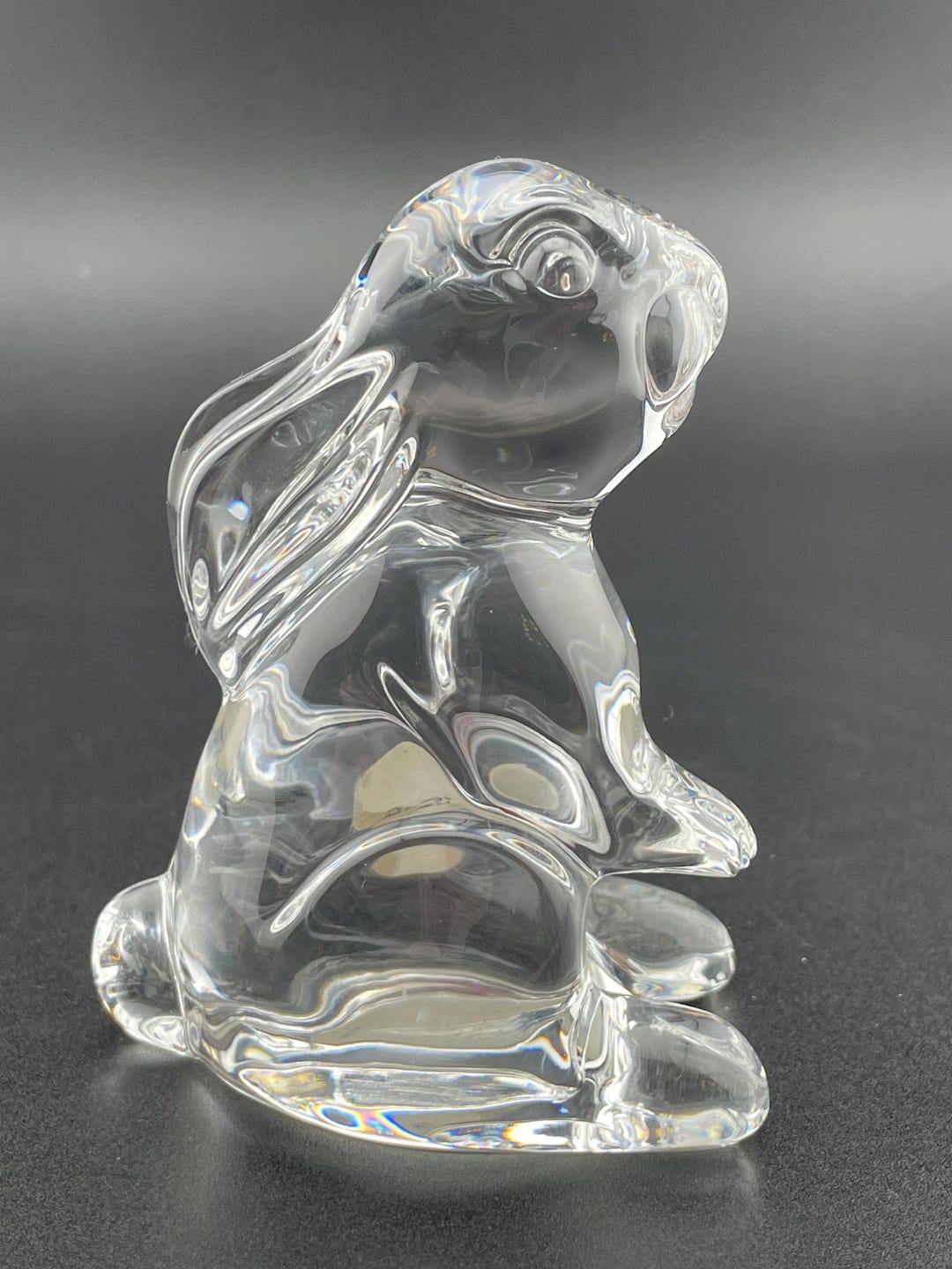 Waterford Crystal Bunny Rabbit Figurine Stamped With Sticker - Etsy