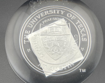University of Texas Longhorns Crystal Paperweight
