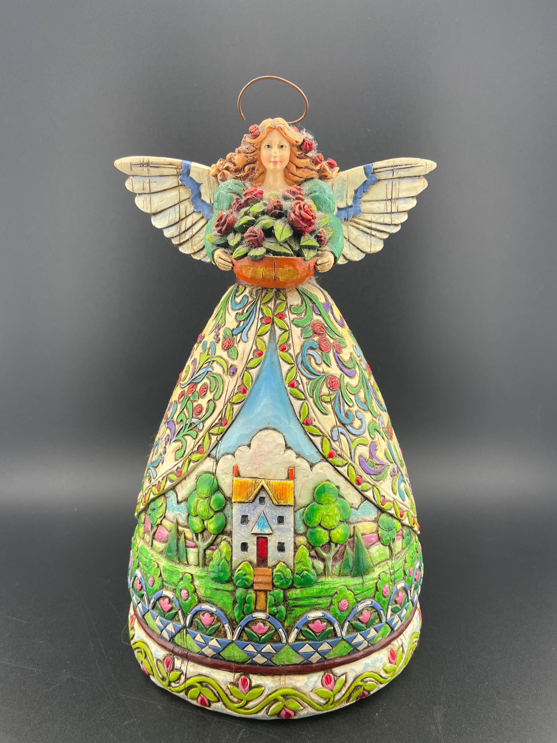 Amazon.com: Enesco Jim Shore Heartwood Creek Christmas Angel