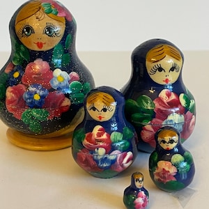 Vintage Matryoshka Doll Sets from Russia