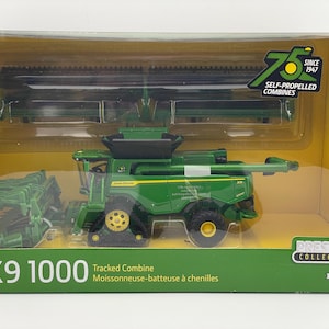 New In Box 1/64 John Deere X9 1000 COMBINE 75th Anniversary Farm Toy Collectibles