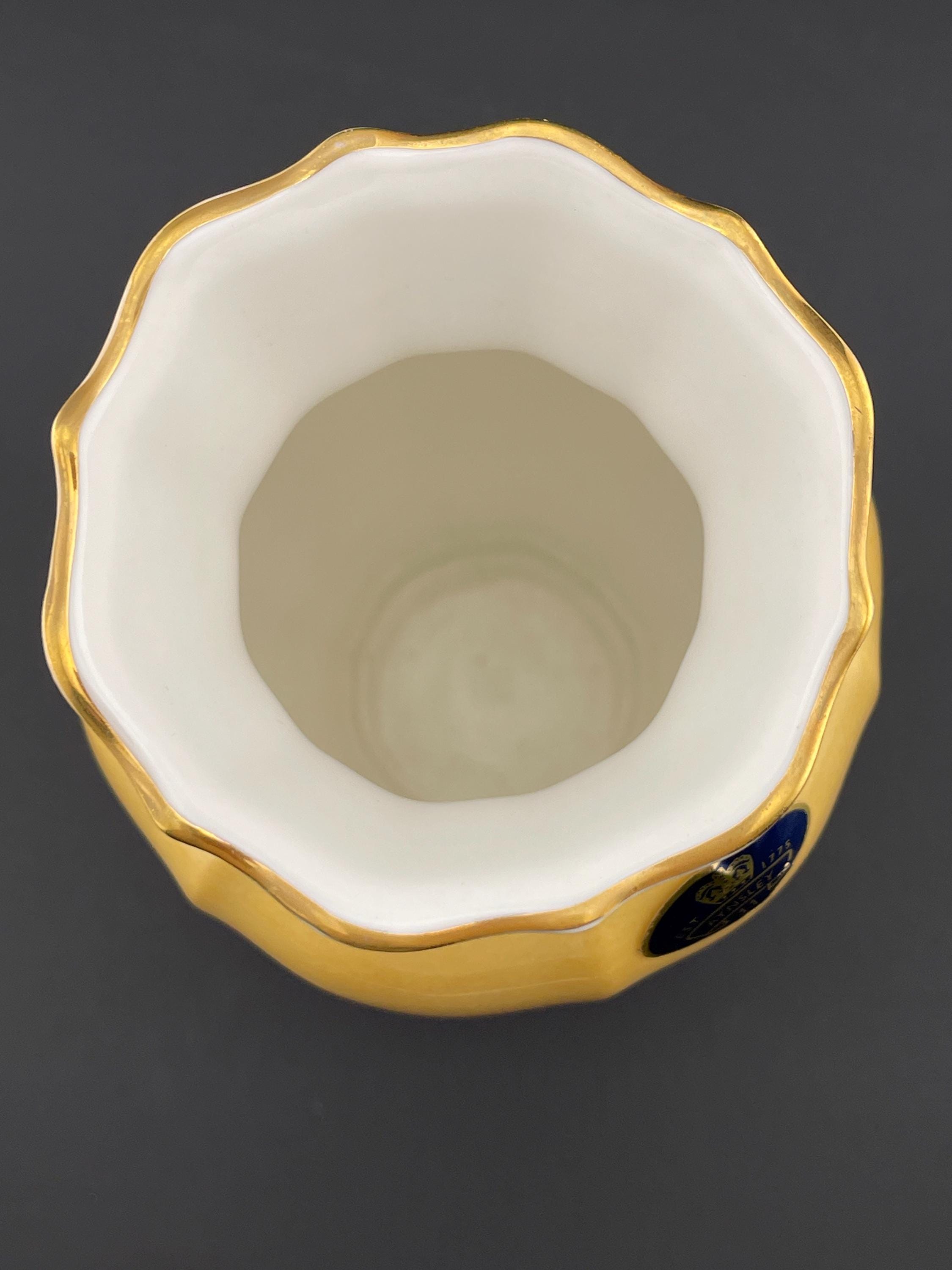 エインズレイ  オーチャードゴールド  フラワーベース エインズレイ窯Orchard Gold(オーチャードゴールド)の