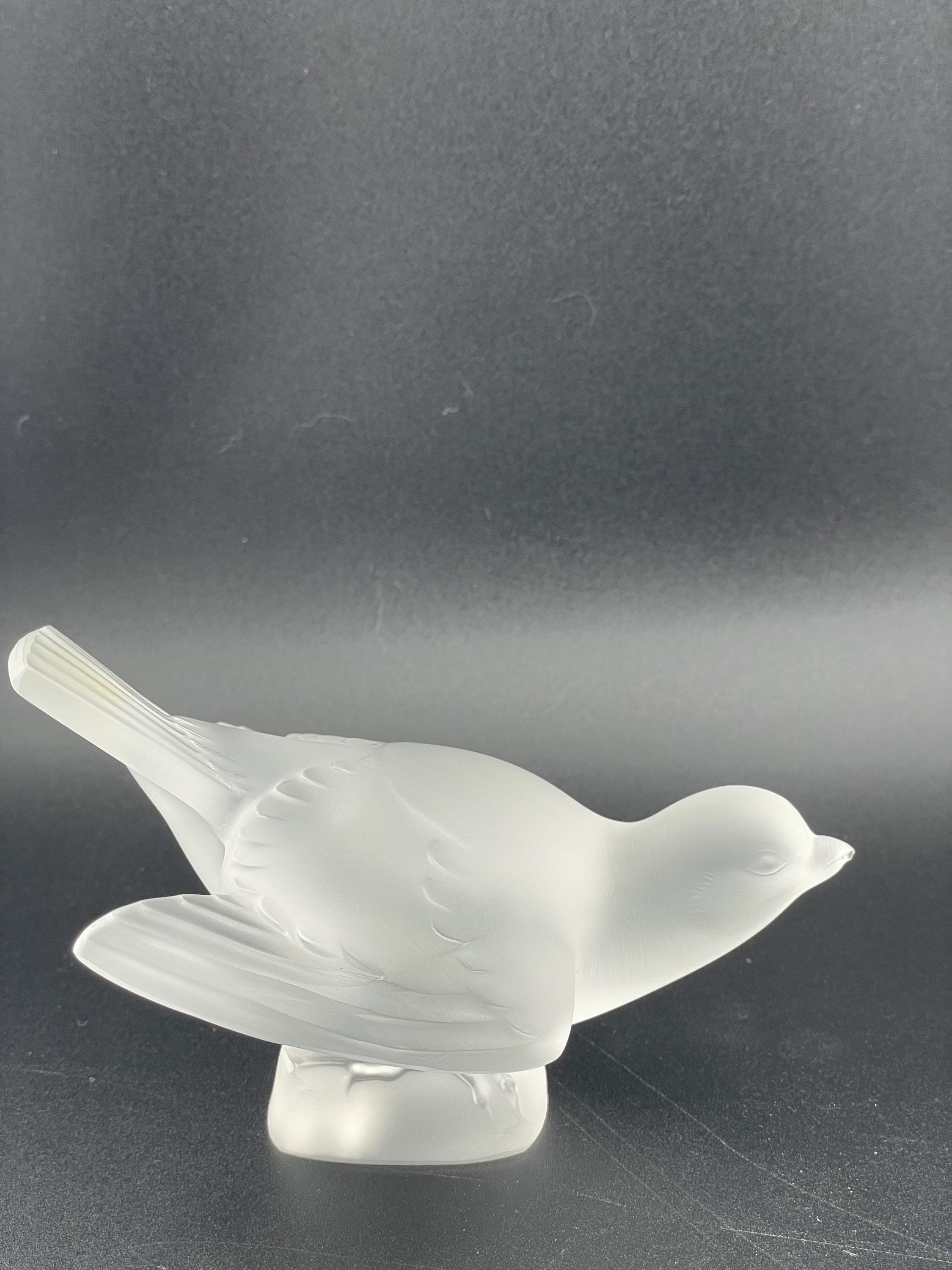 OLD LALIQUE フロストクリスタル女性像と白鳥 Sculptures – Lalique North America