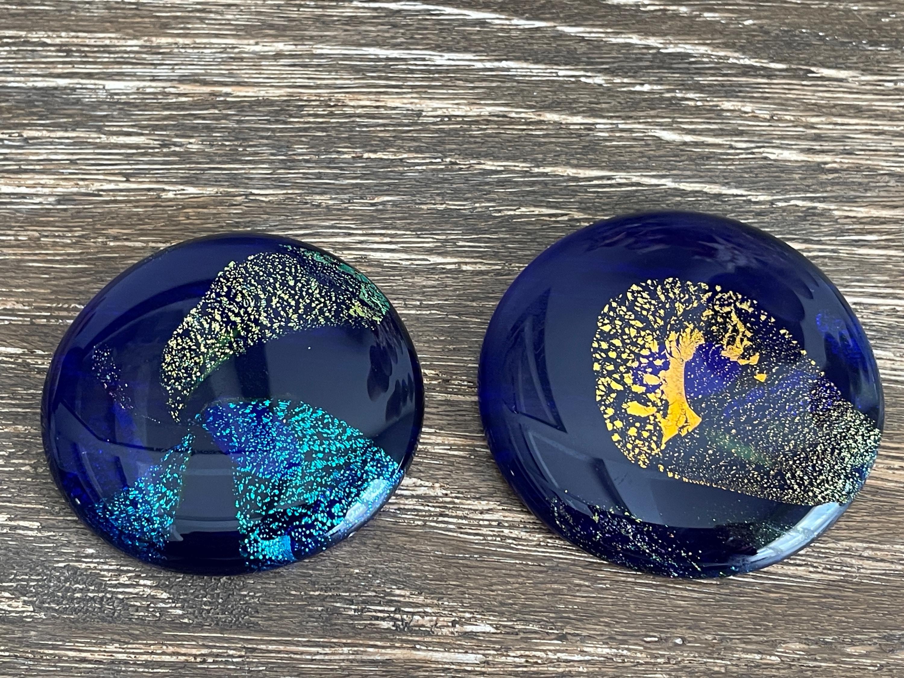 Glass Eye Studio 波模様 ガラスオブジェ ペーパーウェイト Glass eye studio - Etsy 日本