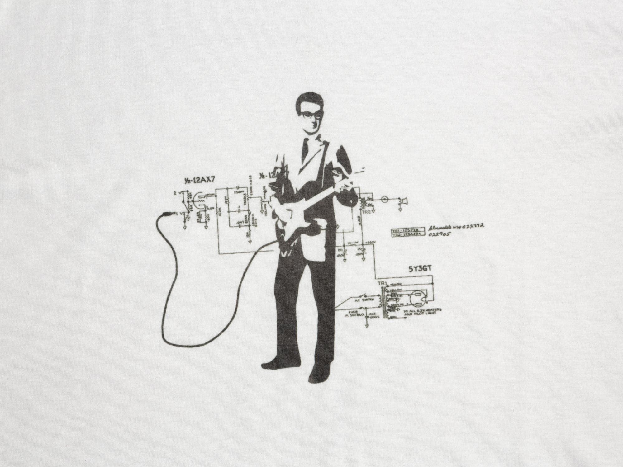 T-Shirt Bassiste La Lune - Cadeau Musicien Guitare Basse - 100% Coton