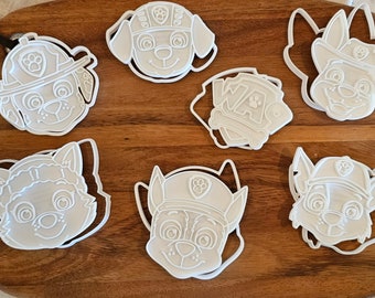 Paw Patrol Cookie Cutter with Embosser Stamps