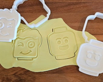 Lego Cookie Cutter with Embosser Stamps