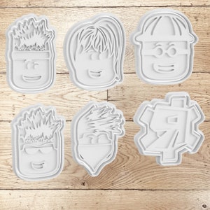 Roblox Cookie Cutter with Embosser Stamps