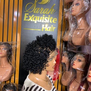 Glueless braided wig, black short wig, curly lace frontal wig, short micro twist, micro twist wig, beginners friendly wig, box braids wig