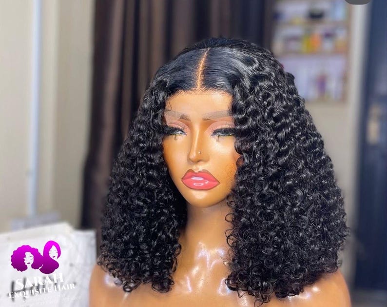 14 Inch Pixie Curl Human Hair Wig Natural Hair Extensions Etsy