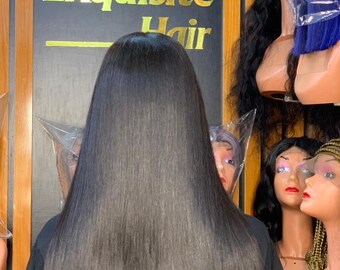 Straight Long Vietnamese Bone Straight Wig, High Quality Human Hair Wig, Silky Straight Hair, Shoulder Lenght Wig