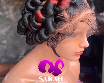 African handmade Braided wig,Twisted curly hair, ALREADY INSTOCK