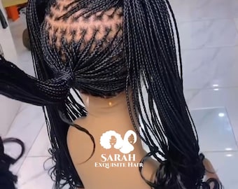 Knotless box braided wig