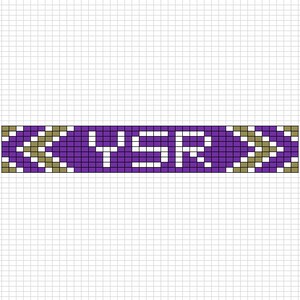 Sewanee YSR bead bracelet, adjustable length image 6