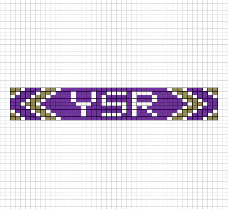 Sewanee YSR bead bracelet, adjustable length image 6