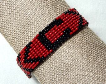 USC South Carolina Gamecocks bead bracelet, adjustable length