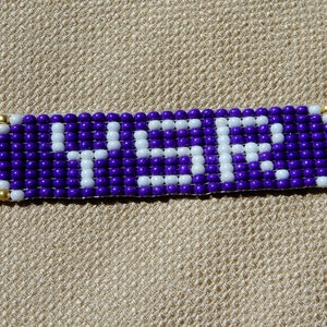 Sewanee YSR bead bracelet, adjustable length image 4