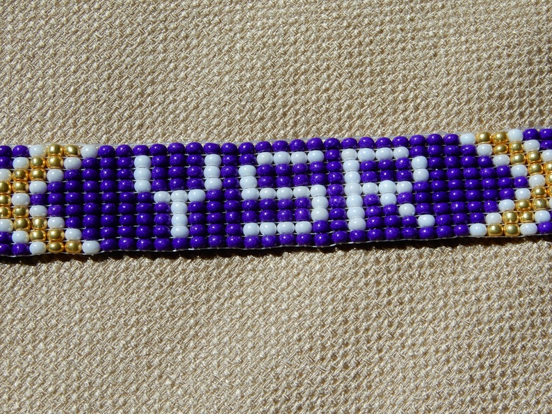 Sewanee YSR bead bracelet, adjustable length image 4