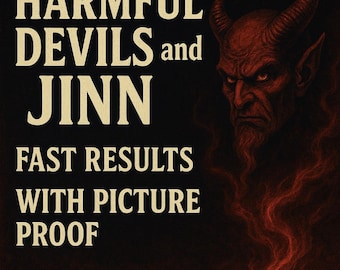 Powerful Jinn & Devil Release Ritual: Revenge, Torment, Justice Spell (Digital Delivery)