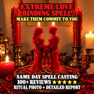 Incantesimo di legame d'amore estremo e indissolubile, potente rituale d'amore eterno, profonda devozione, impegno duraturo, incantesimo di stregoneria eseguito in giornata.